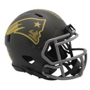 New England Patriots 2025 Salute to Service Mini NFL Football Helmet